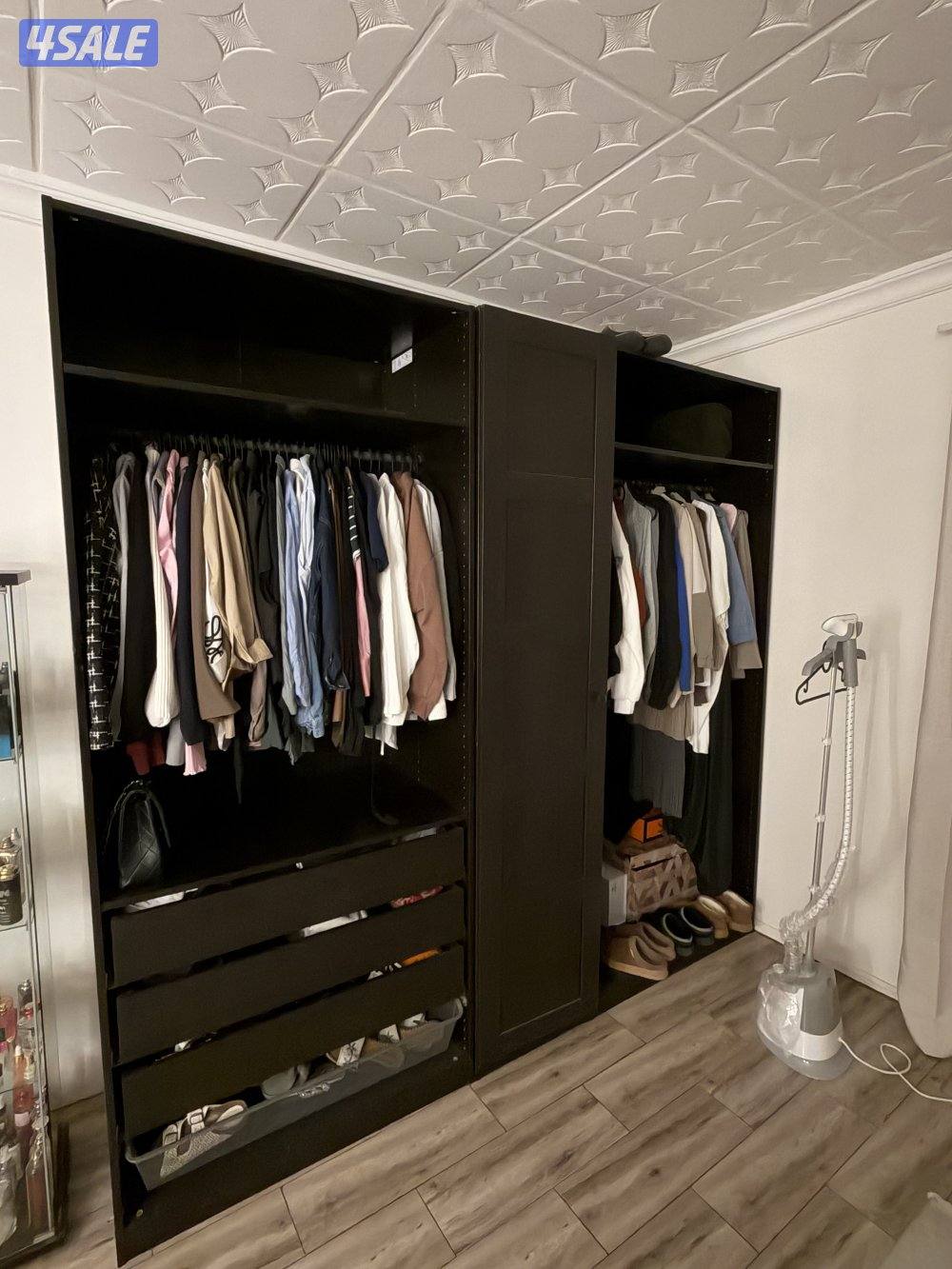 خزانة من ايكيا جديد ، كومندينا مع مرأة مع جوارير مع ارفف1