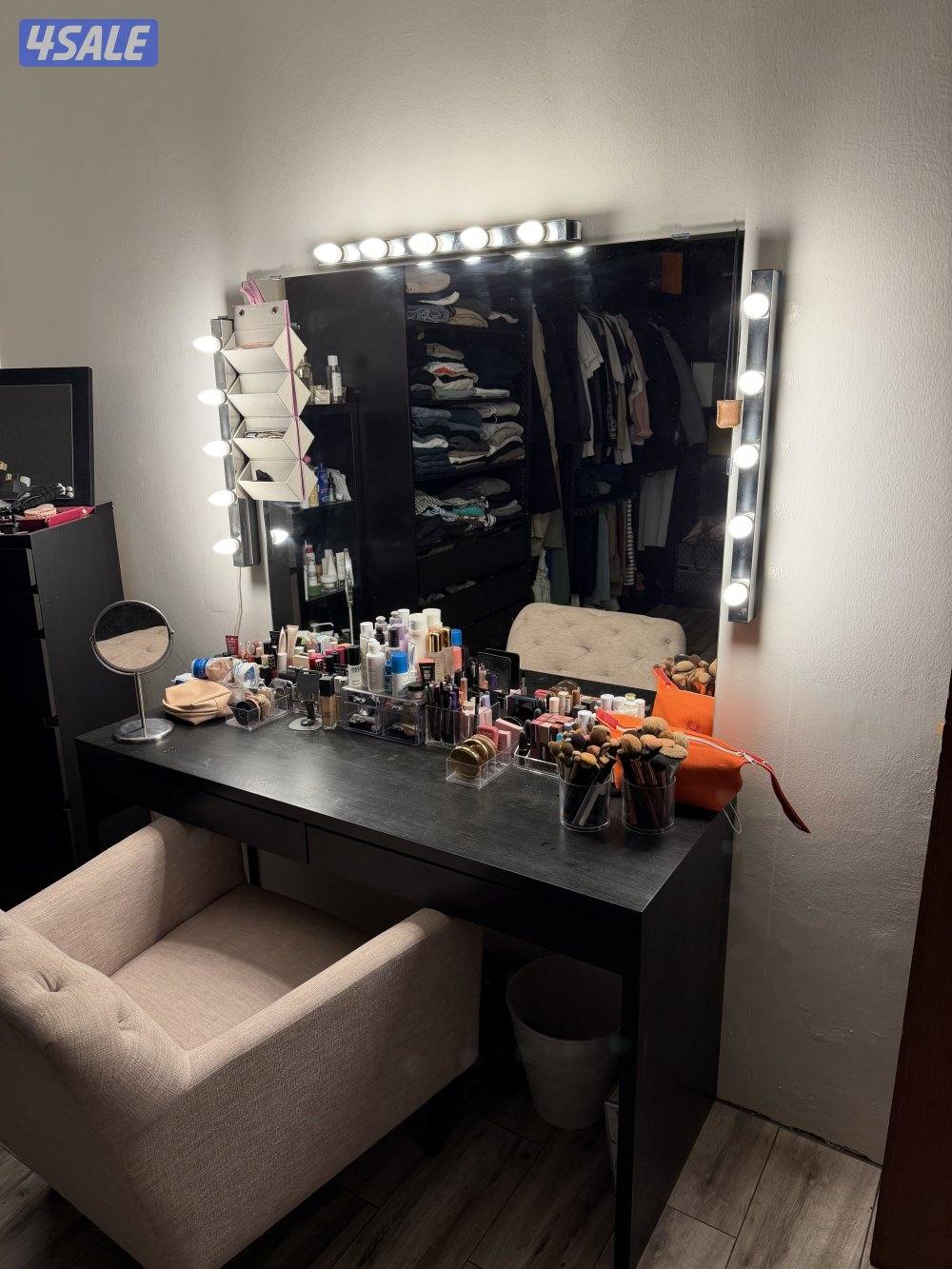 خزانة من ايكيا جديد ، كومندينا مع مرأة مع جوارير مع ارفف2