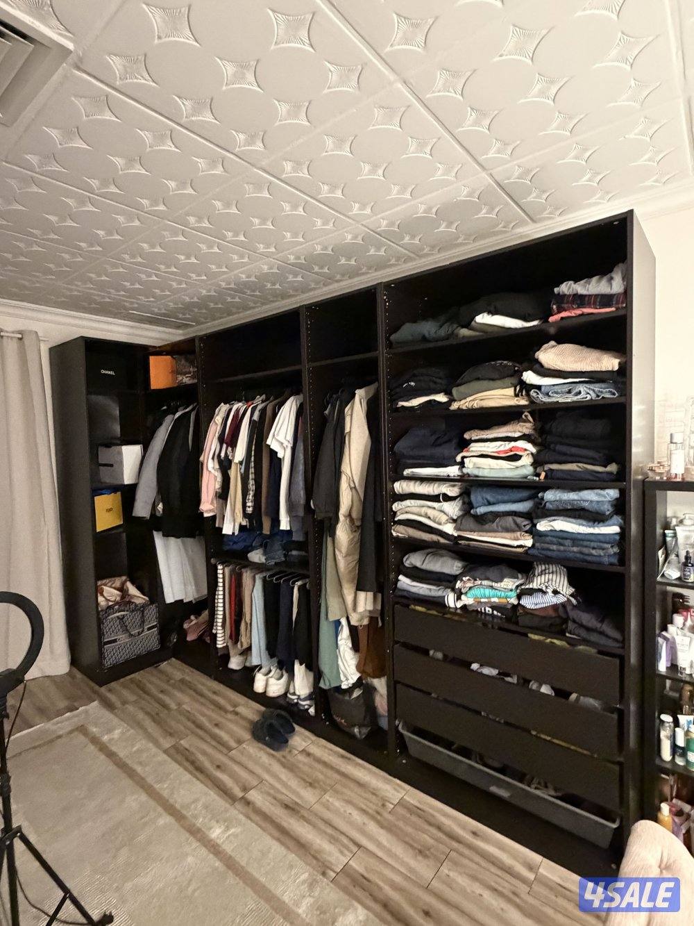 خزانة من ايكيا جديد ، كومندينا مع مرأة مع جوارير مع ارفف5