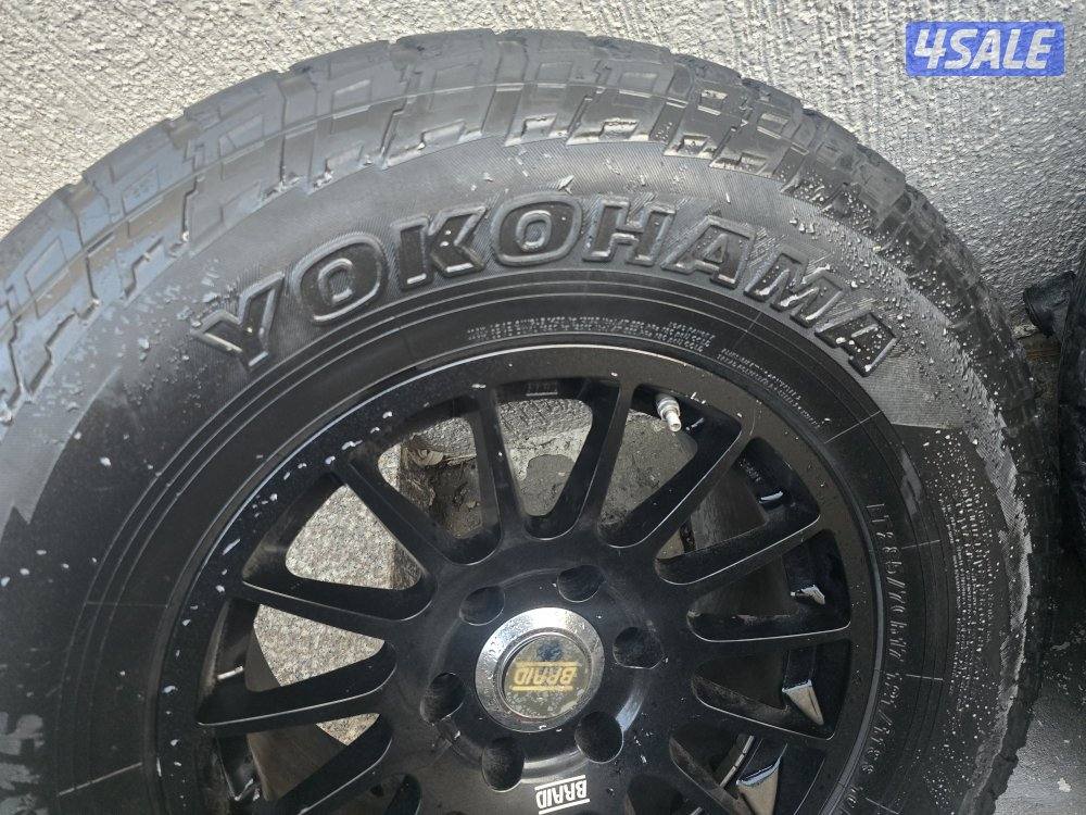 للبيع ٤ رنقات برايد مع تواير فيهم نص عمر استعمال خفيف4