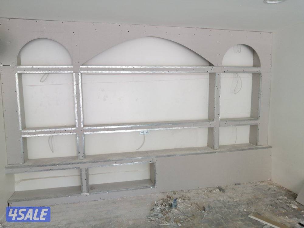 تركيب جميع انواع الديكور الجبس بود تقسيم غرف تركيب سقف معلق مع مخفي15