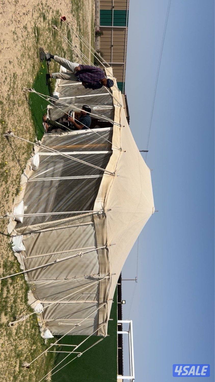 للبيع خيمه الصباح مستعلمه0