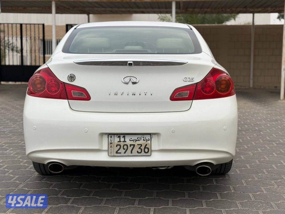 إنفينيتي G25 فل أوبشن – نظيفة وتحتاج قزقات غطا صباب فقط4
