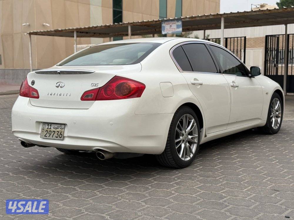 إنفينيتي G25 فل أوبشن – نظيفة وتحتاج قزقات غطا صباب فقط8