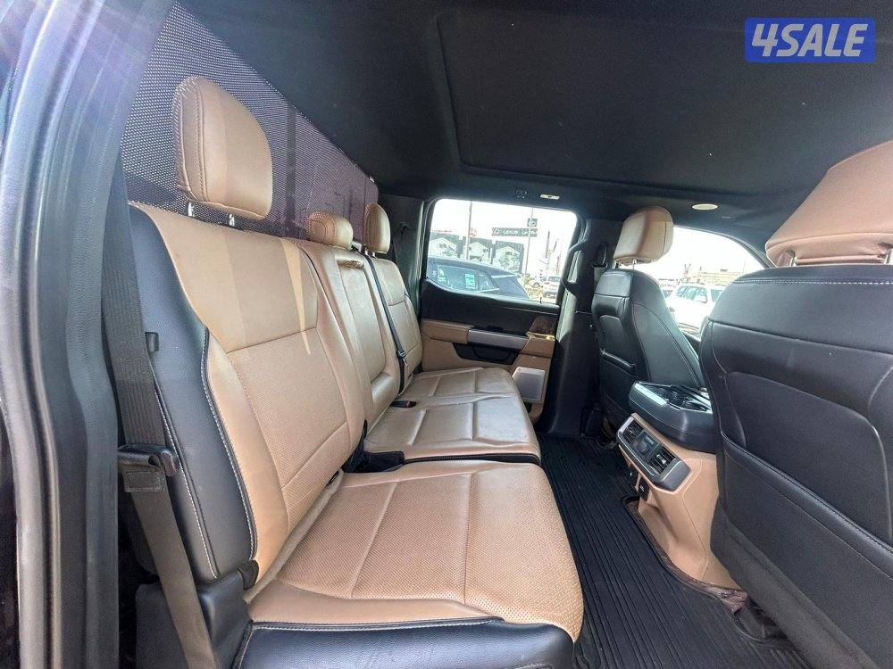 فورد LARIAT. F150  موديل 2021 ماشى 86.000 k.m  وارد الغانم .صبغ وكالة4