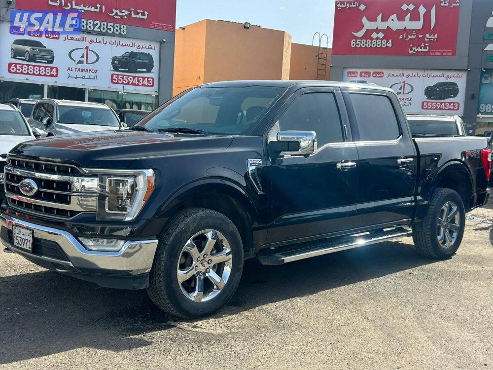 فورد LARIAT. F150  موديل 2021 ماشى 86.000 k.m  وارد الغانم .صبغ وكالة8