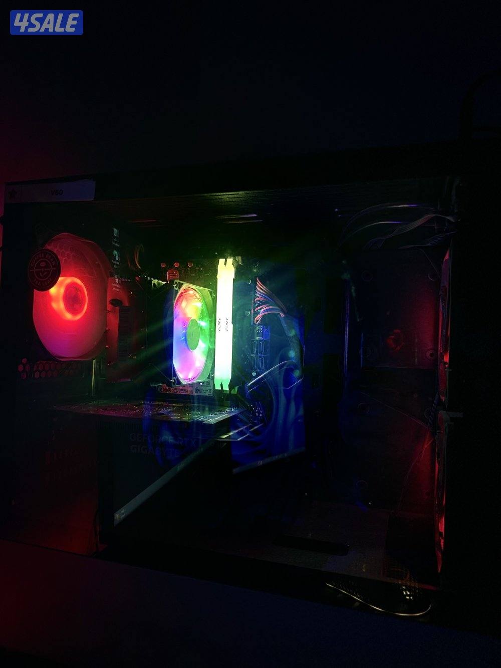 بي سي مع شاشة 23انش 75فريم3