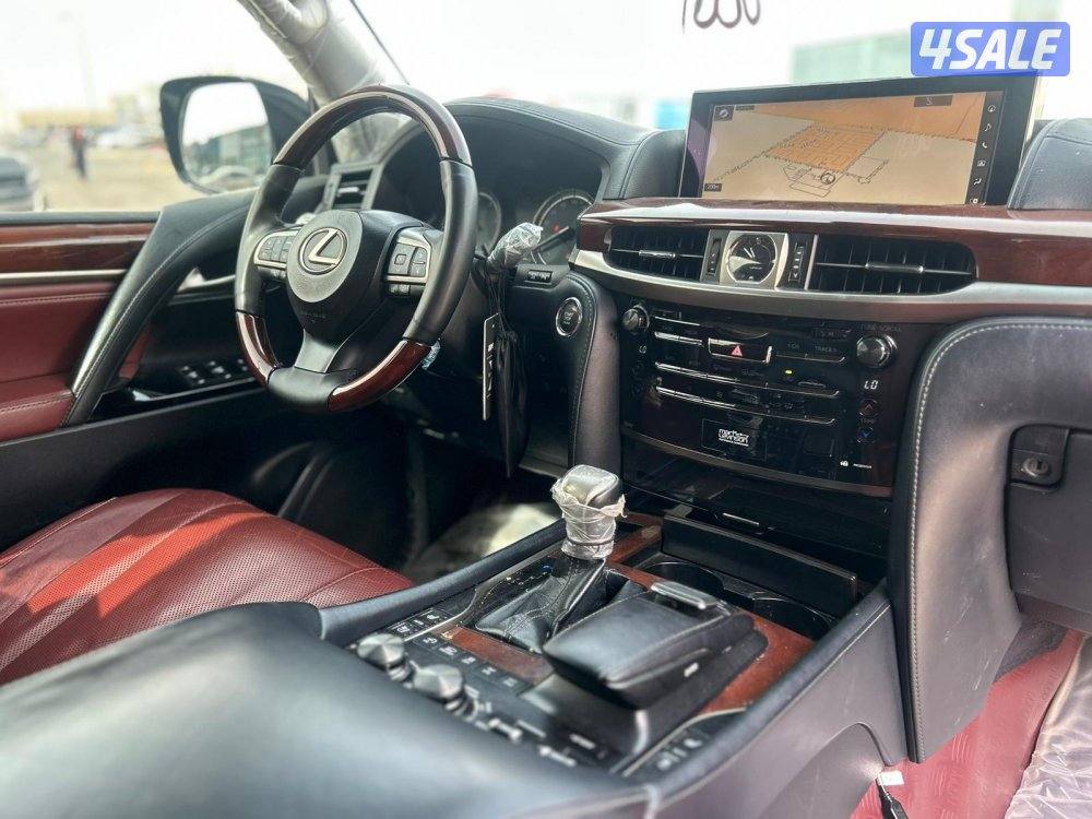 لكزس LX570 s موديل 2018 ماشى 413.000 k.m  وارد الساير .صبغ وكالة6