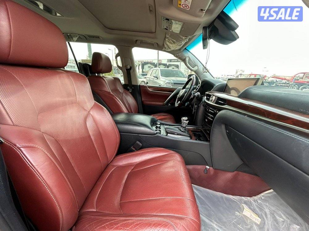 لكزس LX570 s موديل 2018 ماشى 413.000 k.m  وارد الساير .صبغ وكالة8