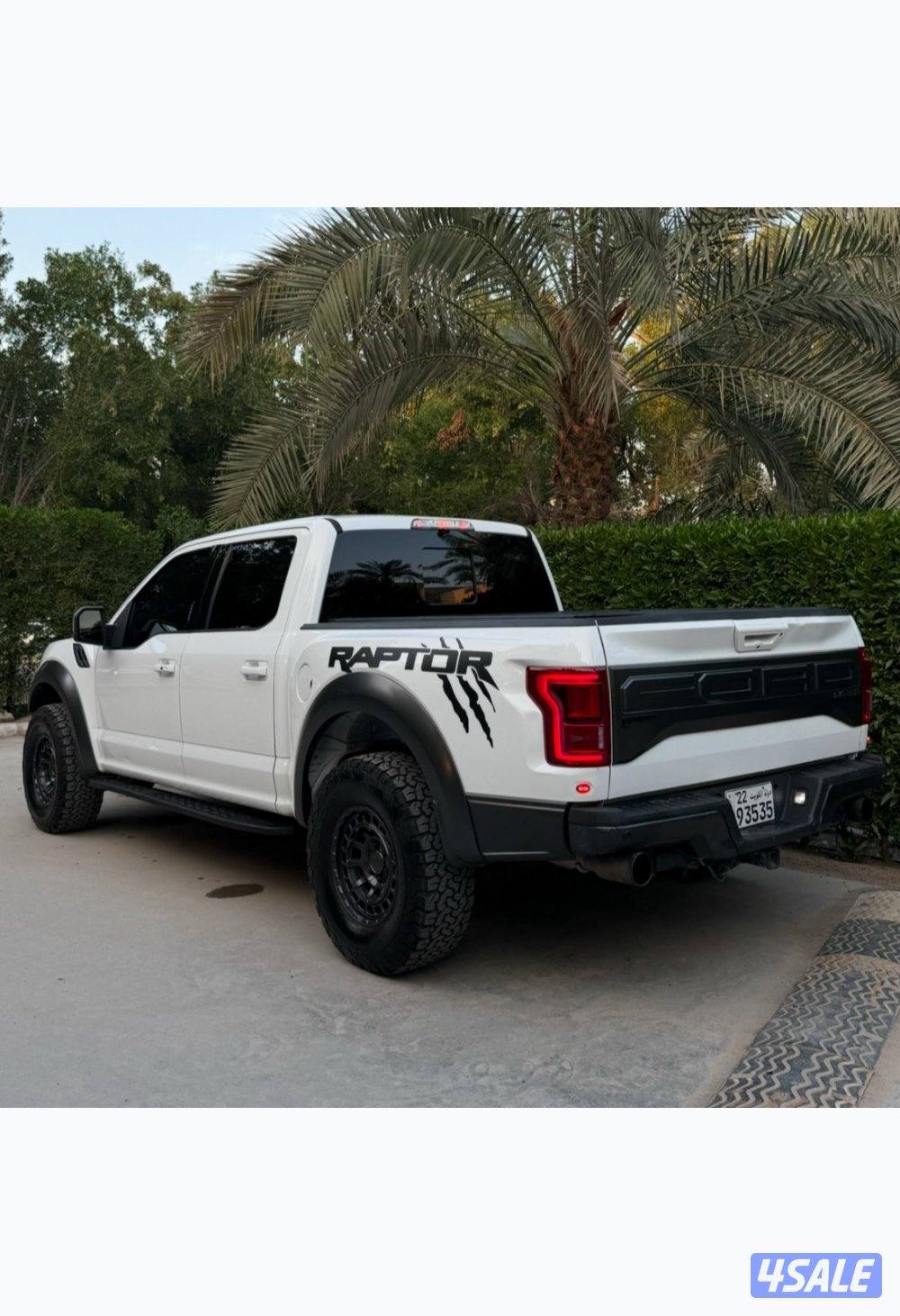 للبيع RAPTOR F150 موديل 2017 صبغ وكاله بالكامل2