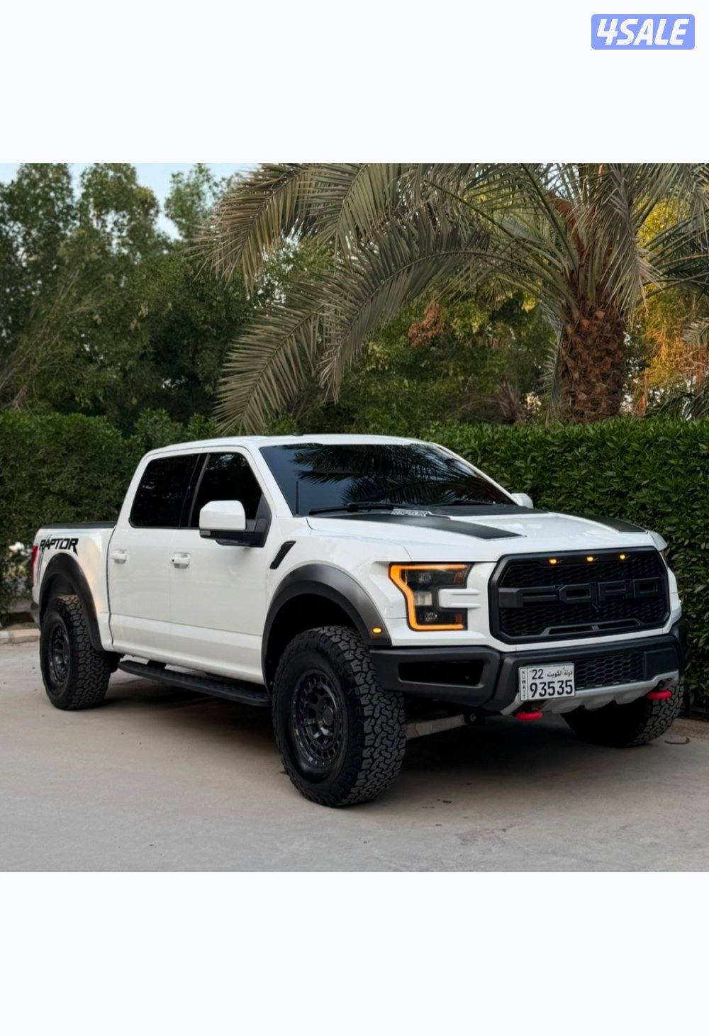 للبيع RAPTOR F150 موديل 2017 صبغ وكاله بالكامل3