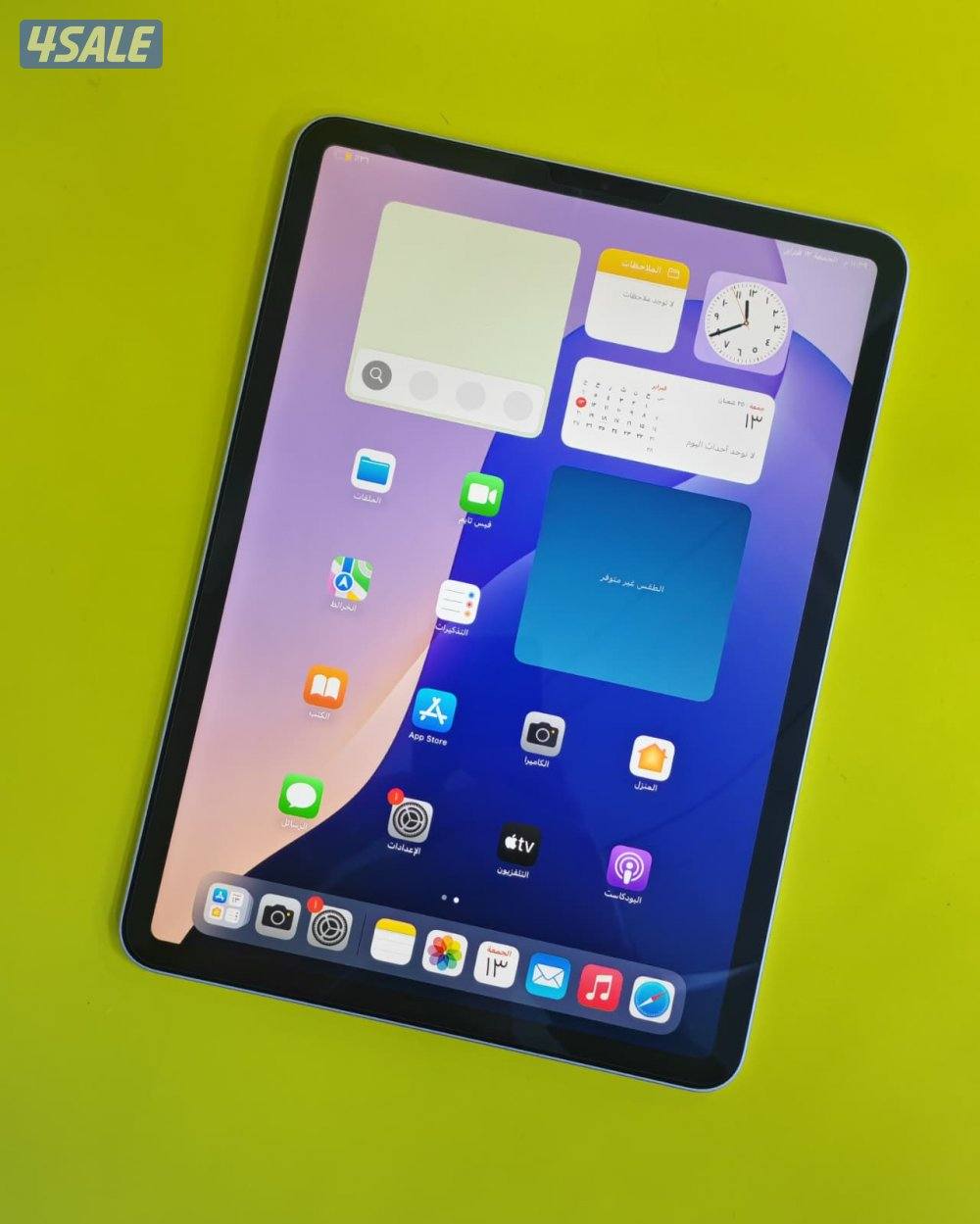 iPad Pro 11 4th Gen M2 128GB Silver – 96% ايباد 11 برو الجيل الرابع0