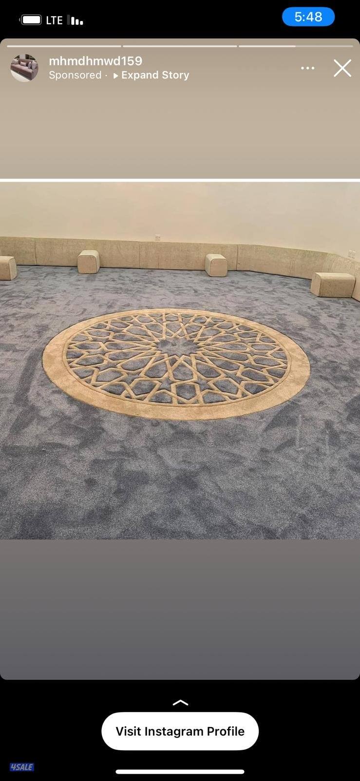 للبيع سجاد تركي ساده ومشجر ستائر مسانده ظهر4