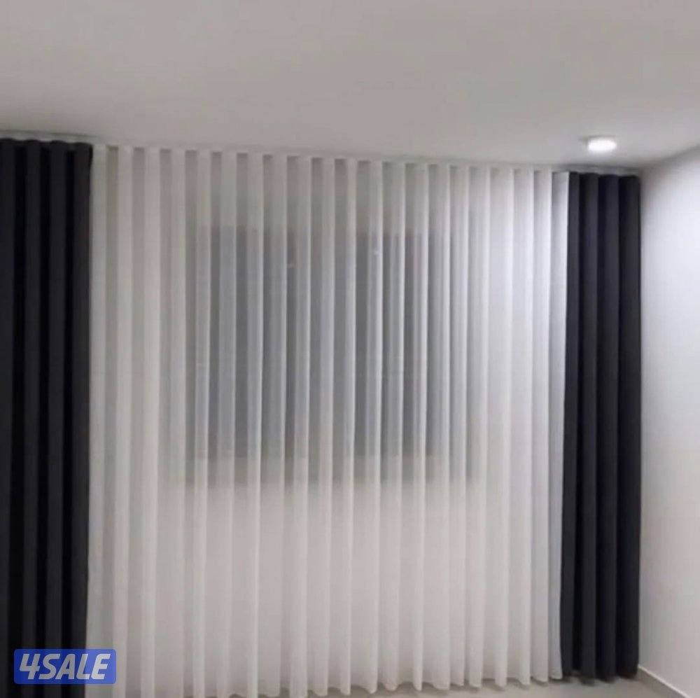 للبيع سجاد تركي ساده ومشجر ستائر مسانده ظهر6