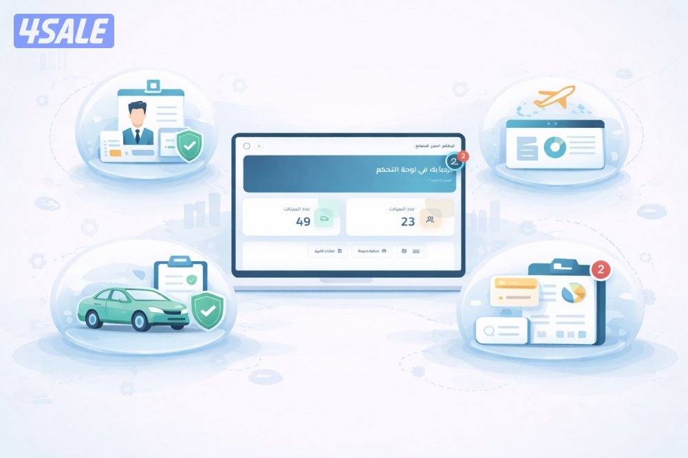 سيستم إدارة الشركات ومتابعة الموظفين والسيارات وكتابة التقارير0