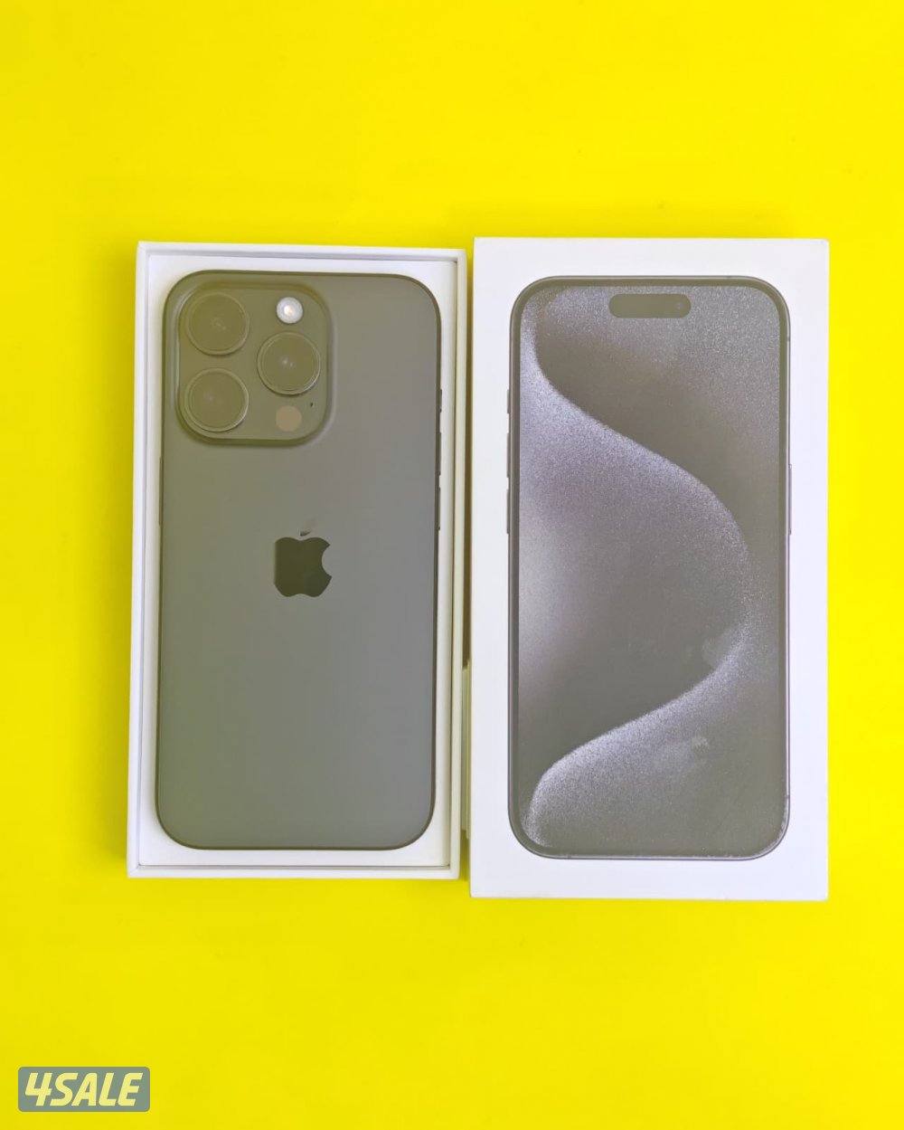 iPhone 15 Pro 256GB Black – 78% ايفون 15 برو  مستعمل كالجديد البطارية0