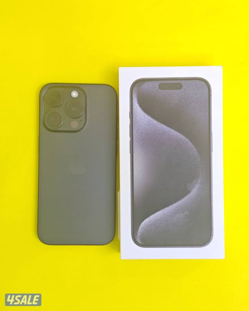 iPhone 15 Pro 256GB Black – 78% ايفون 15 برو  مستعمل كالجديد البطارية8