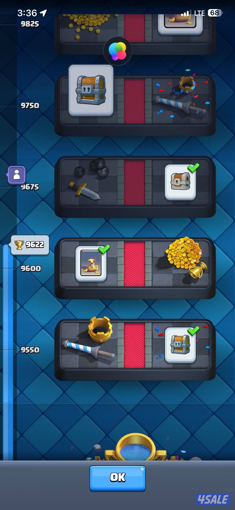 حط سعرك بالخاص حساب كلاش رويال0