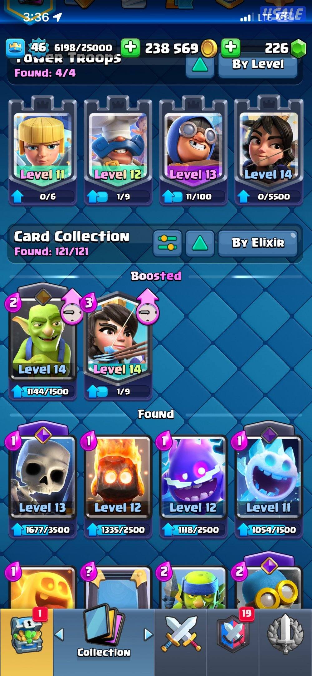 حط سعرك بالخاص حساب كلاش رويال2