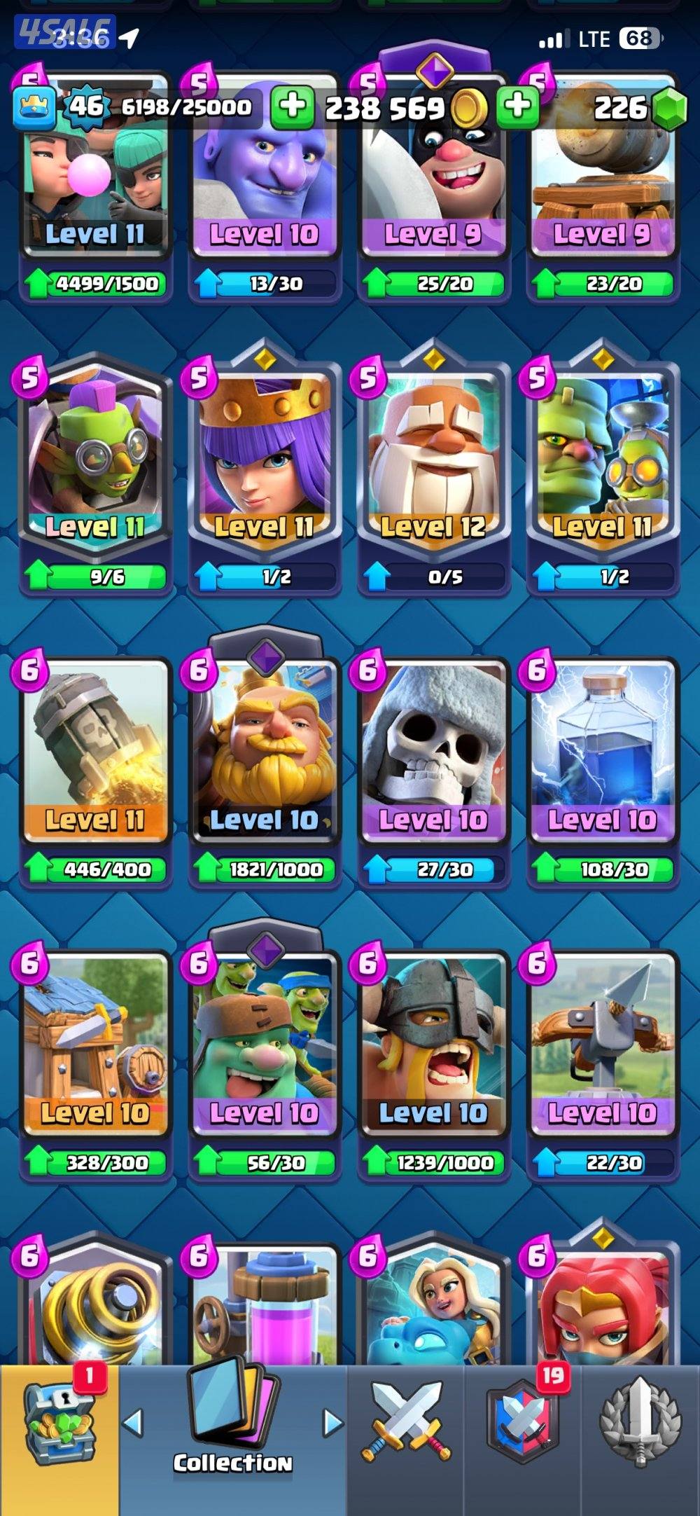 حط سعرك بالخاص حساب كلاش رويال10