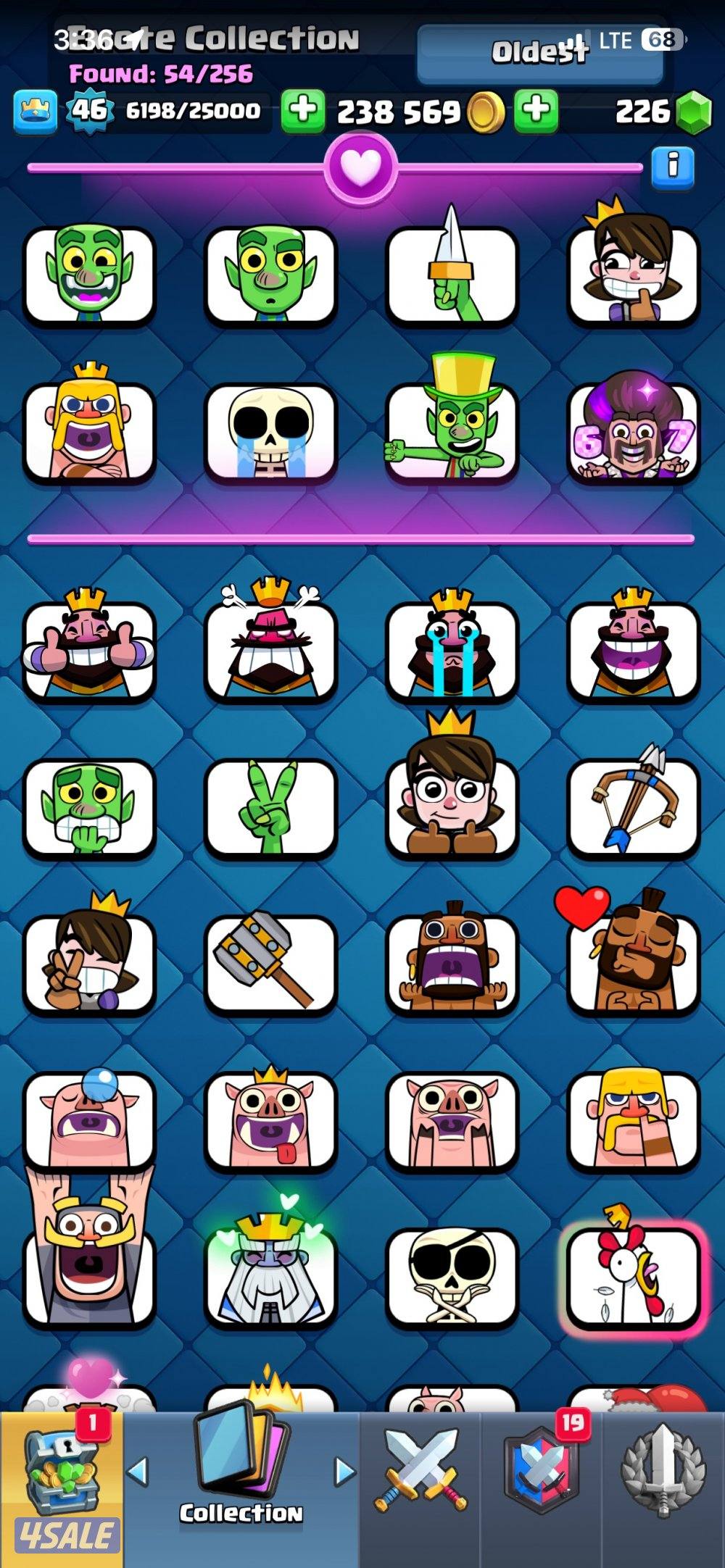 حط سعرك بالخاص حساب كلاش رويال14