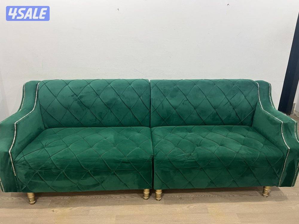 Sofa and glass teapoy for sale0