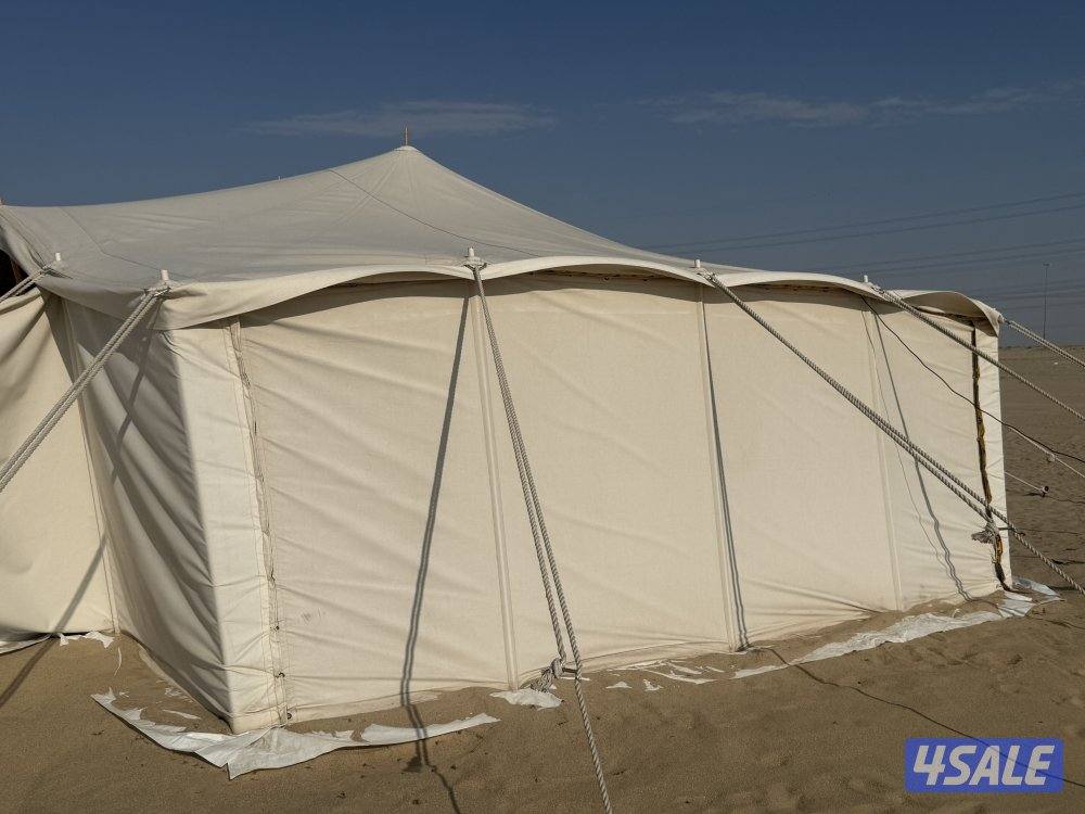 خيمه الصباح 9في 5 شراع اصفر مشجر استخدامها شهر واحد كالجديد6