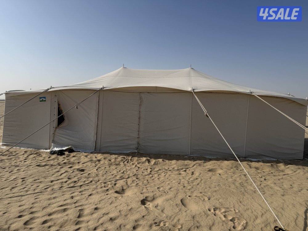 خيمه الصباح 9في 5 شراع اصفر مشجر استخدامها شهر واحد كالجديد7