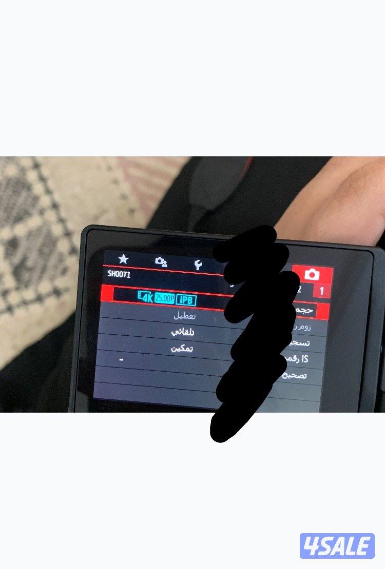 كاميرا كانون جديده مو مستعملة مع كل اغراضها وعدساتها3