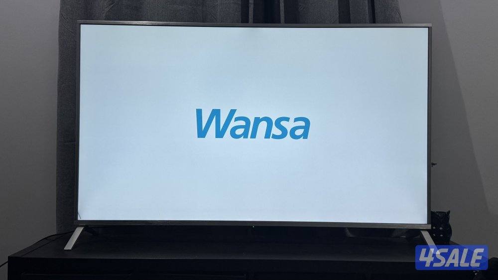 تلفزيون wansa 55 inch التلفزيون مافي ولا شي التلفزيون اب حاله نضيفه0
