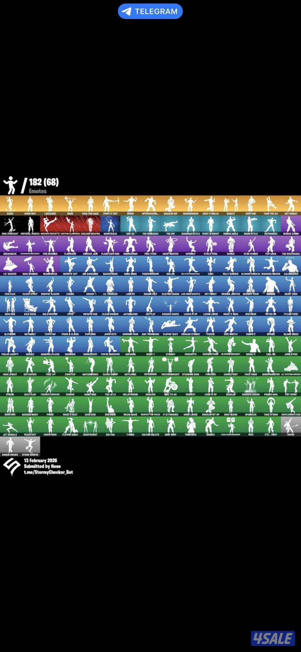 حساب فورت نايت للبيع .6