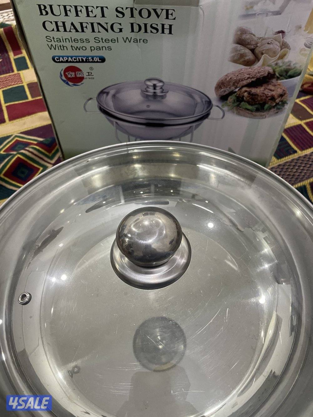 أواني بوفيه 5 اطقم نضيف جداً0