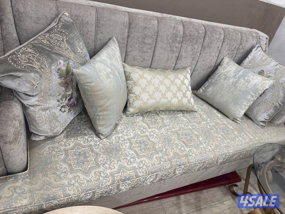 كنب ثلاث قطع مستعمل باحسن حال2