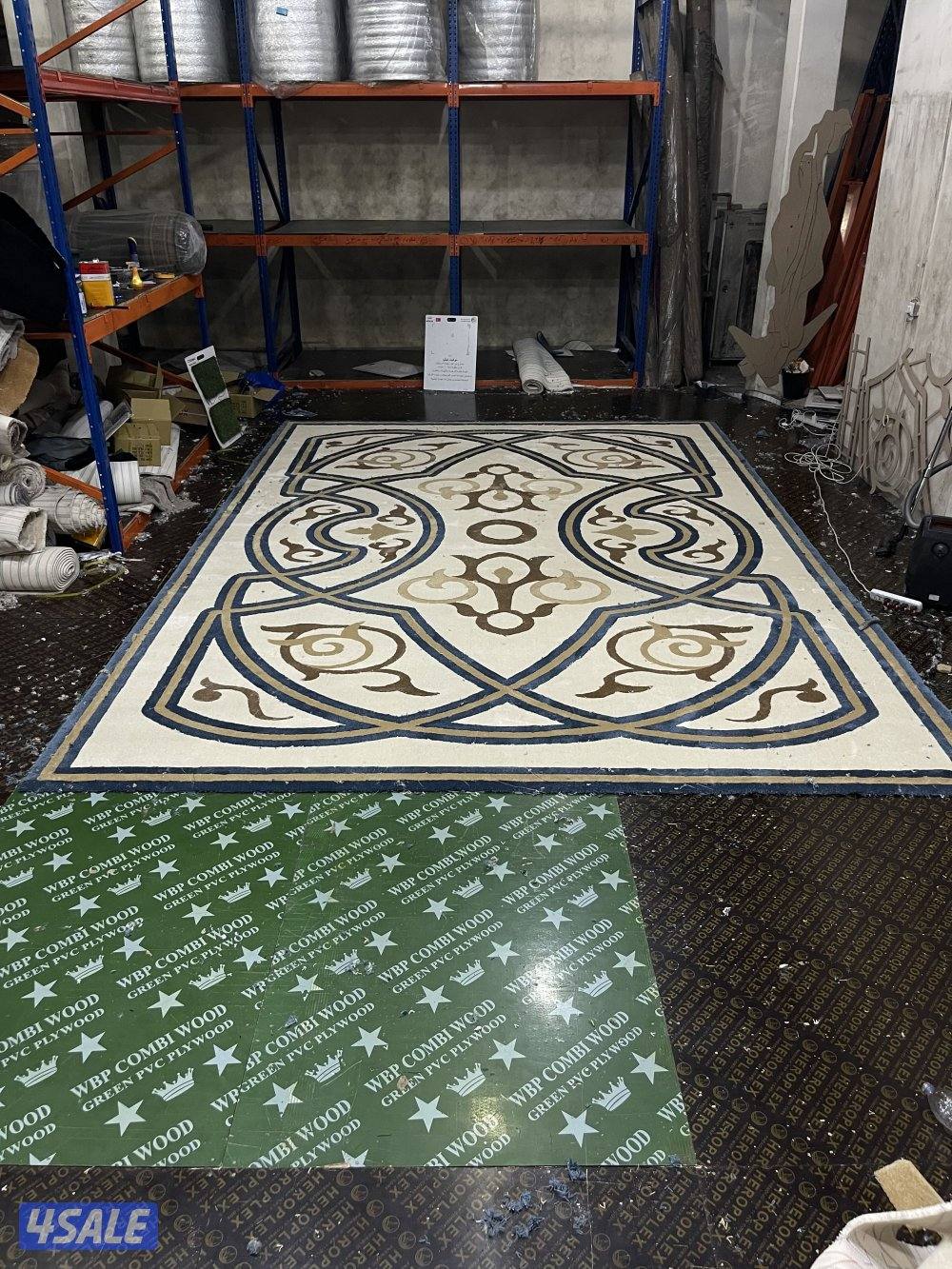 تركيب سجاد تركي نخب اول + حفر يدوي + تفصال مساند ظهر0