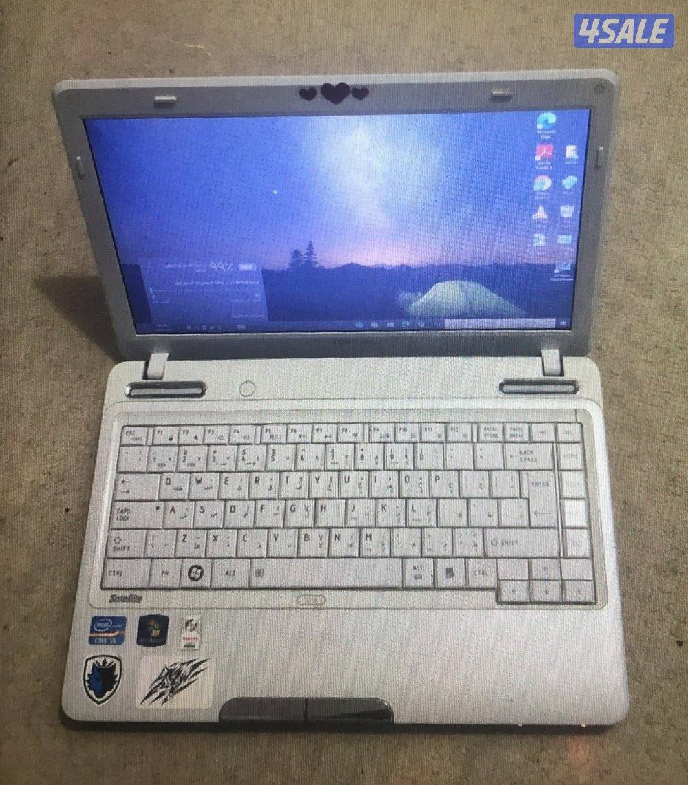 لابتوب توشيبا نظيف كور5 هارد500SSD1