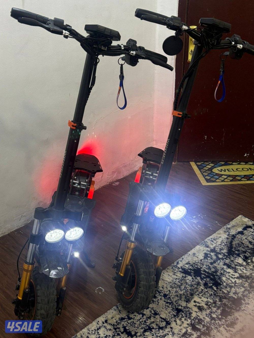 سكوترات ونر العدد اثنين شاري الحبة على 130 استعمل اسبوعين بالبيت فقط2