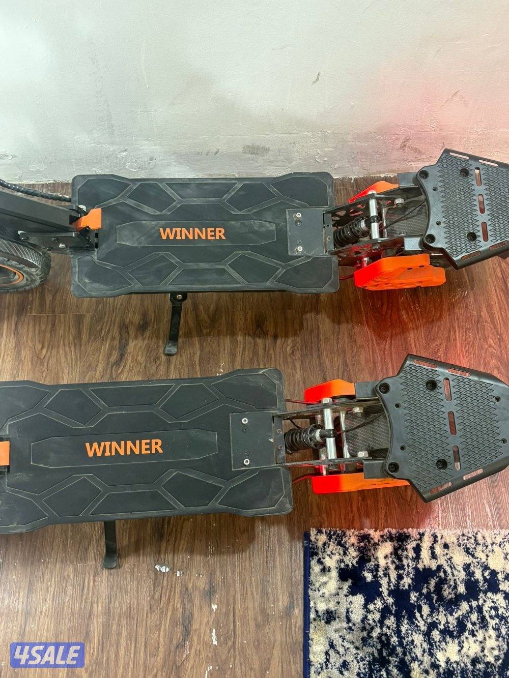 سكوترات ونر العدد اثنين شاري الحبة على 130 استعمل اسبوعين بالبيت فقط3