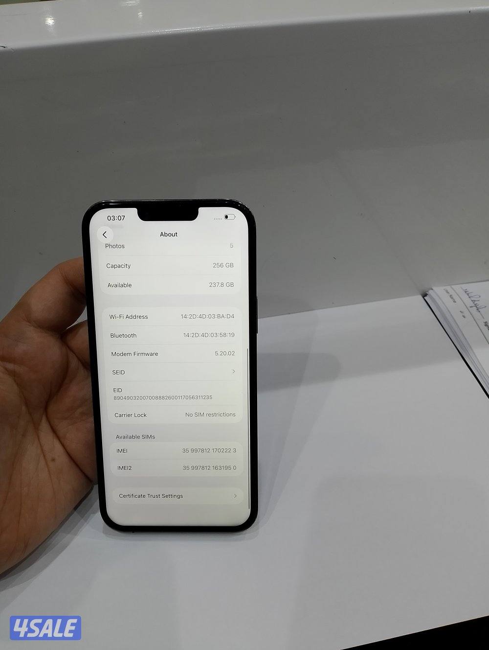 ايفون 13برو ماكس  جيجا 256. ذيتي4