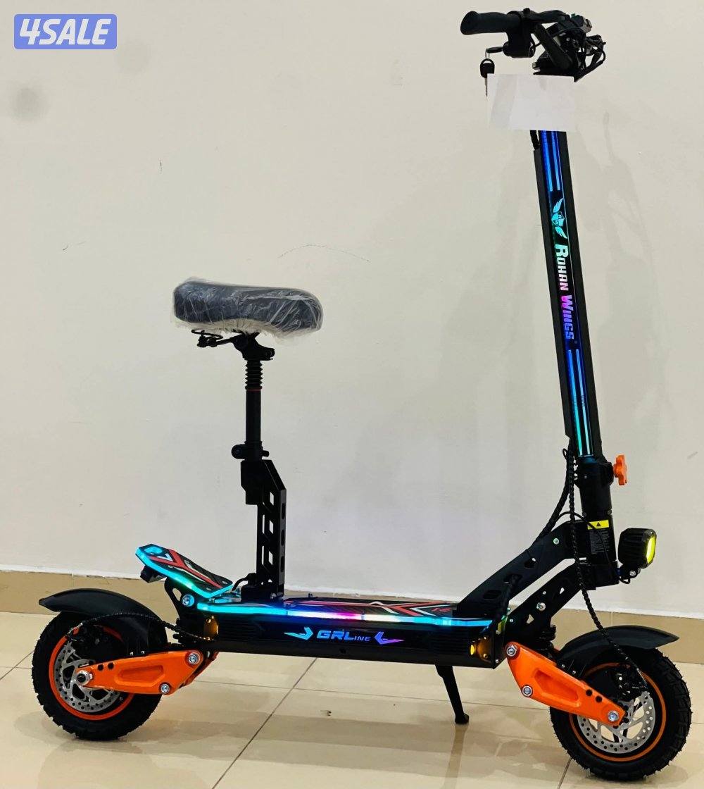 ￼

سكوتر روهان وينجز GRL G5 الكهربائي  محرك 3000 واط  بطارية ليثيوم 482