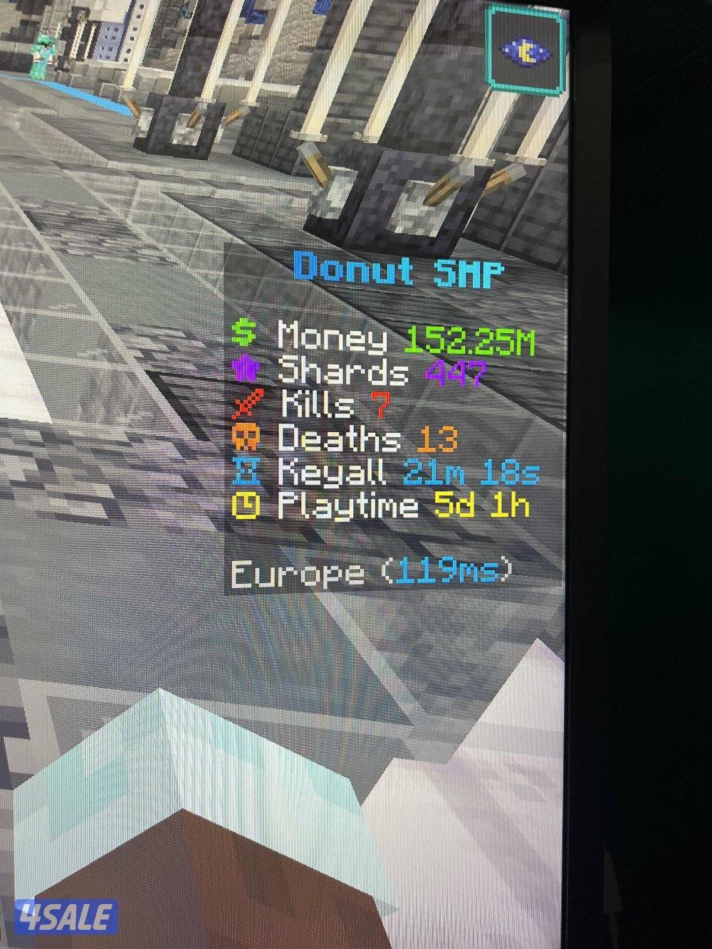 مليون داخل سيرفر donutsmp0