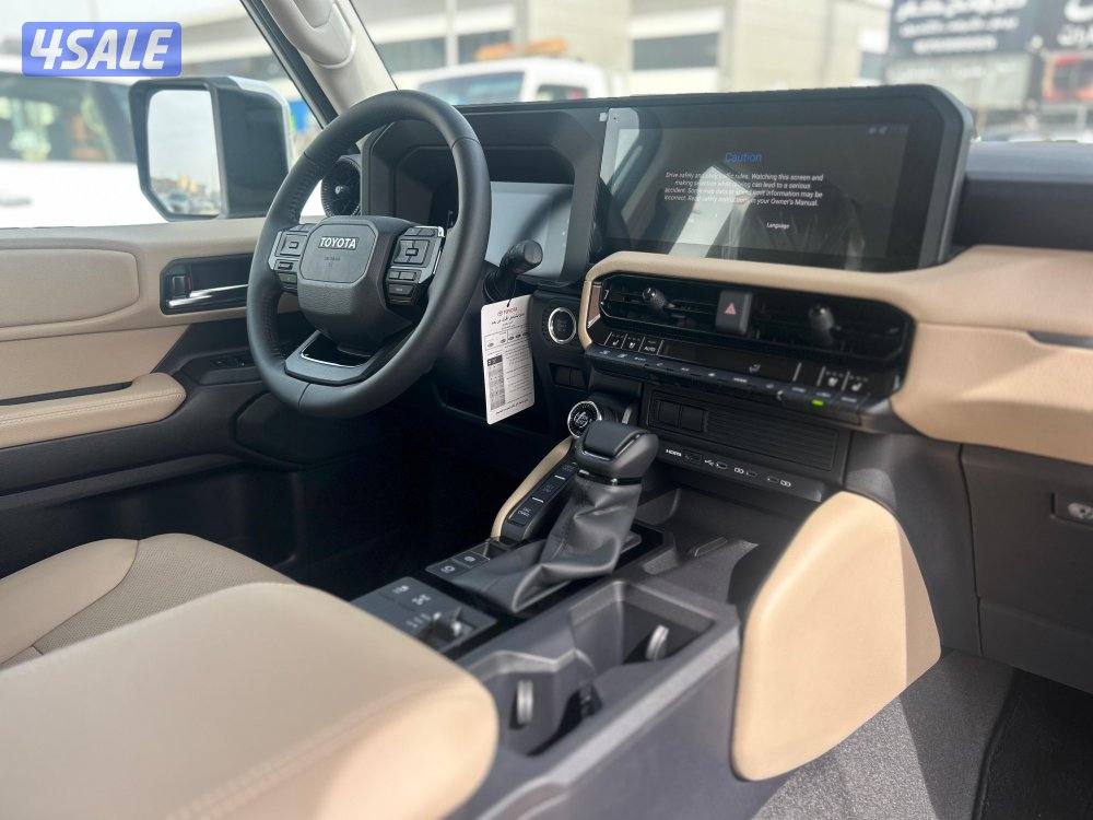 تويوتا برادوTURBO-V4.TX
موديل 2026
اصفار 
وارد الساير.شاشة8بوصة7