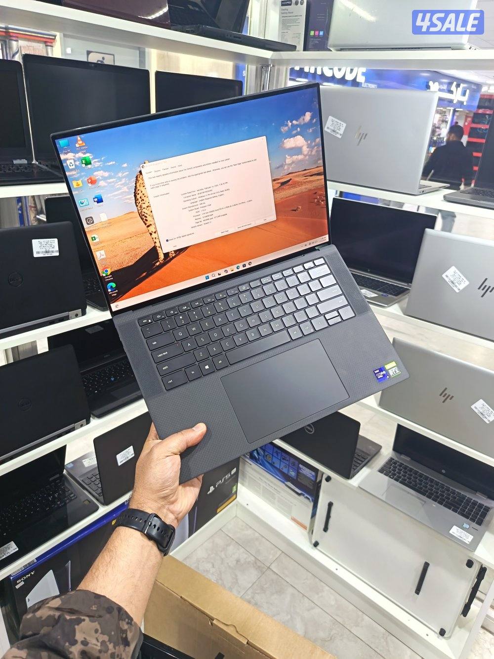 Dell precision 5560 cori i9 11TH touch screen 4k Ram 32 ddr4 Hard Rtx9