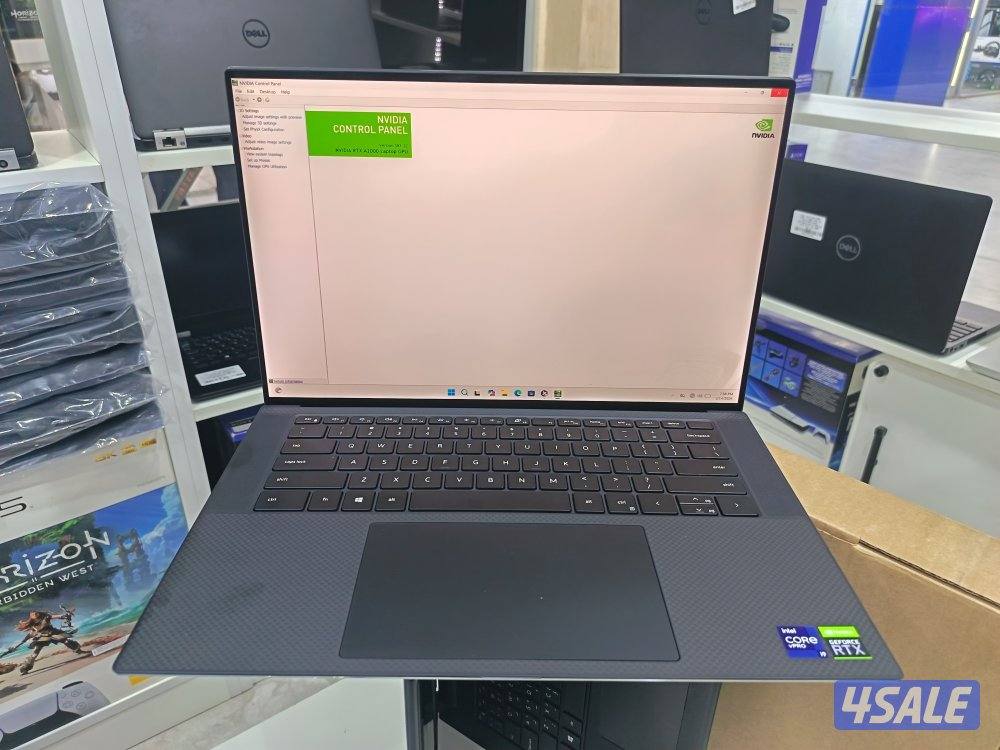 Dell precision 5560 cori i9 11TH touch screen 4k Ram 32 ddr4 Hard Rtx8