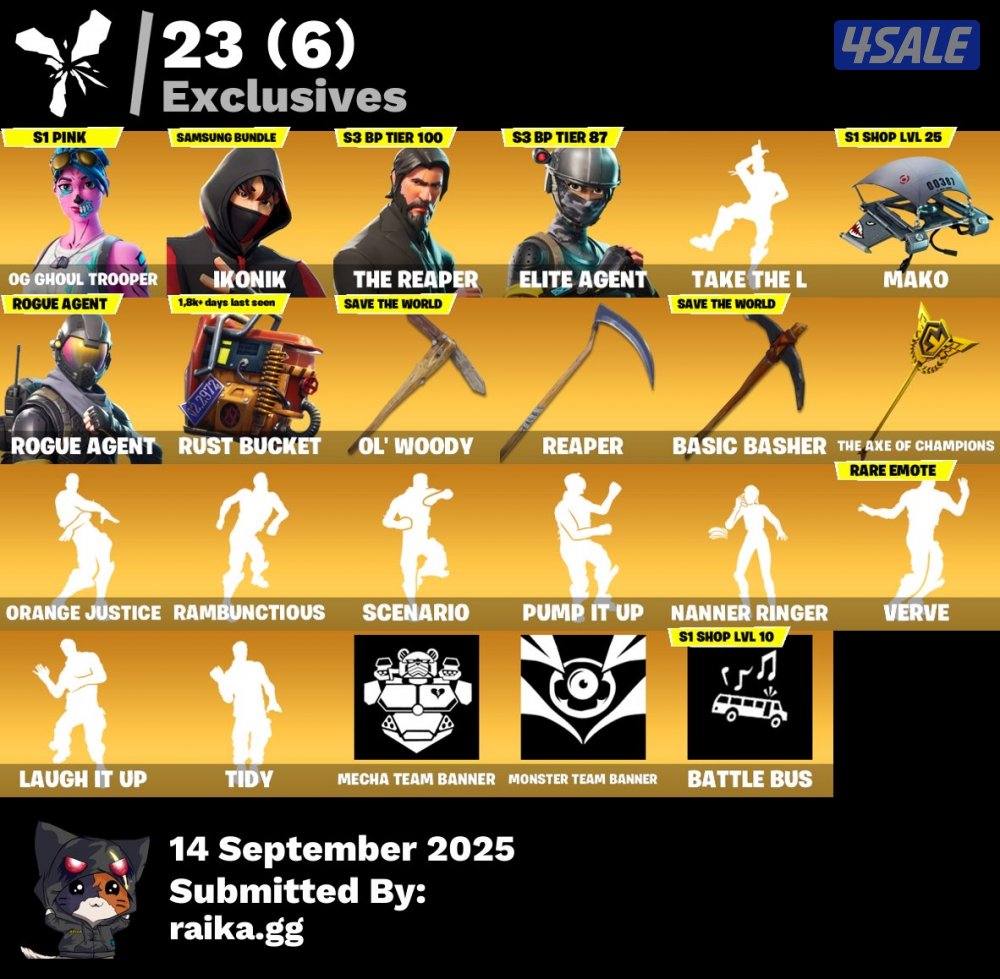 حساب فورتنايت بنت الزومبي.1