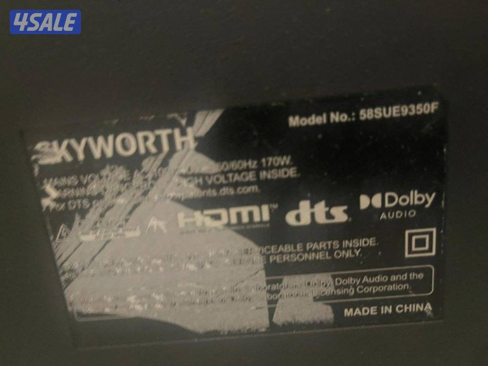 Skyworth smart TV 60 inch3