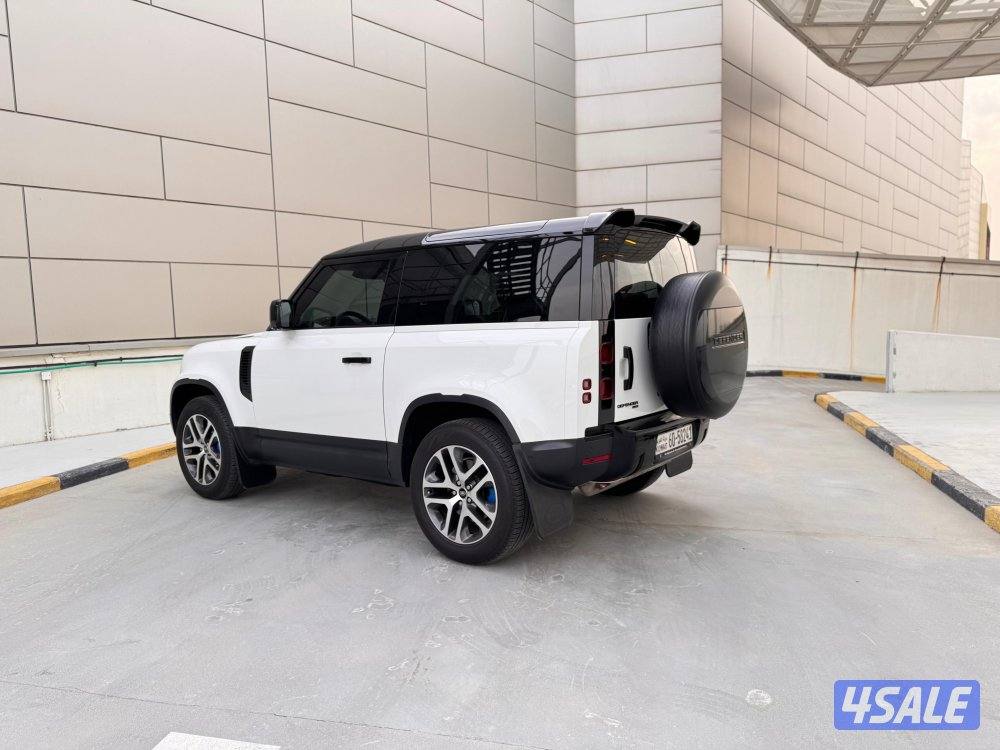 للبيع ديفندر باب واحد موديل 2022 الغانم صبغ الوكالة تحت الكفالة2