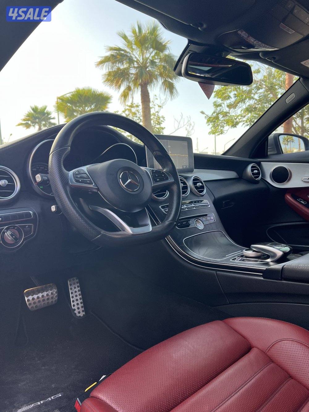 للبيع مرسيدس C200 موديل 2017 ( شـرط الـفـحـص ) عداد 115 فـقـط9