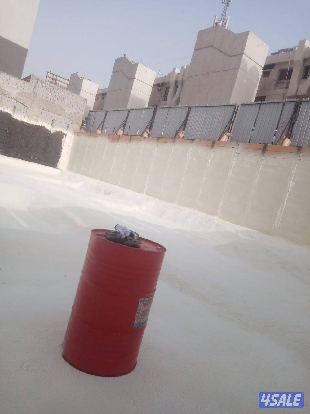 عمل جميع انواع العوازل اسطح حمامات مطابخ للشمريكي شروف ابو حسين للعواس6