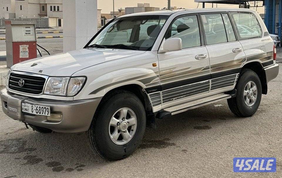 لاندكروز2001 استعمال شخصي عليه بالون جديد من 3 شهور مركبه نافض بطنه شه4