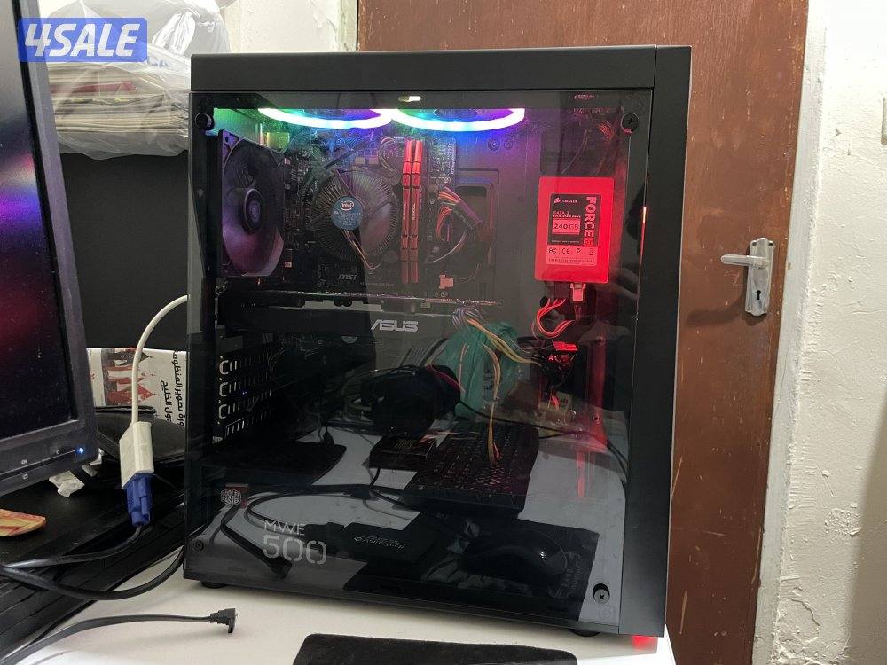 Gaming pc Desktop – Intel i5-9400F | RX580 8GB | 16gb ram 256gb ssd0